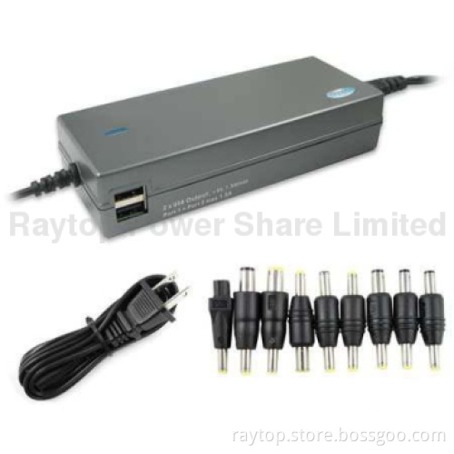 120W Laptop Adapter, 2 USB Port, Output Volt 15-24V for DELL laptops.